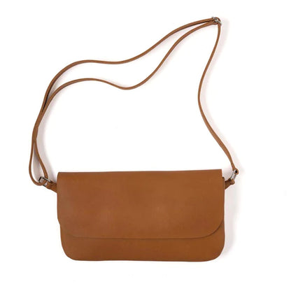 Double up bag - Cognac used look | Keecie - de inKijk
