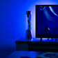 Green lava lamp - chrome base - blue liquid - 40 cm | Fisura - de inKijk