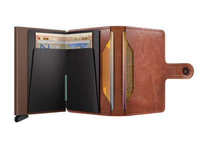 Mini wallet - Vintage cognac brown | Secrid - de inKijk