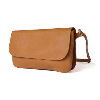 Double up bag - Cognac used look | Keecie - de inKijk