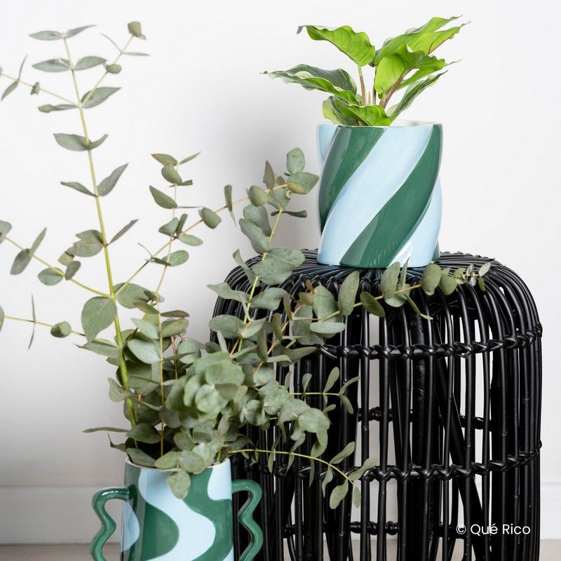 Plant Pot Camilo - amor del color - green | Que Rico - de inKijk