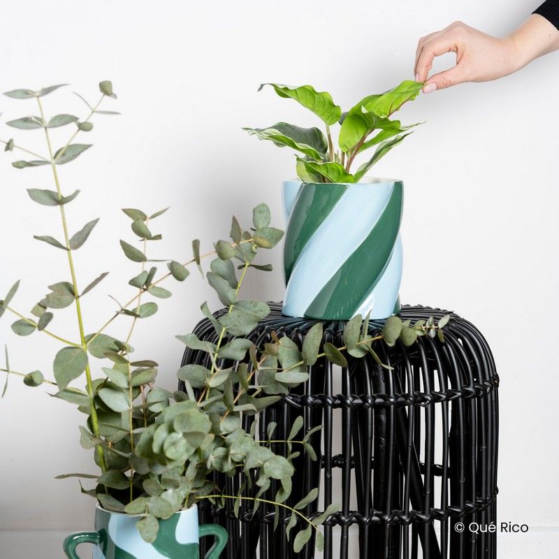 Plant Pot Camilo - amor del color - green | Que Rico - de inKijk