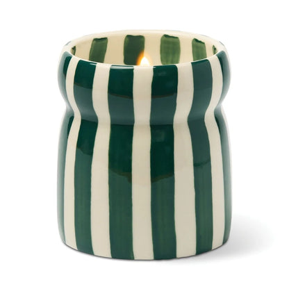 Cabana geurkaars - Isla Fresa - Green Striped | Paddywax