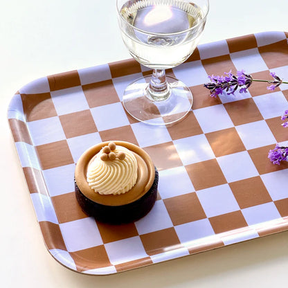 Caramel Checker -  Serving Tray | BLU KAT