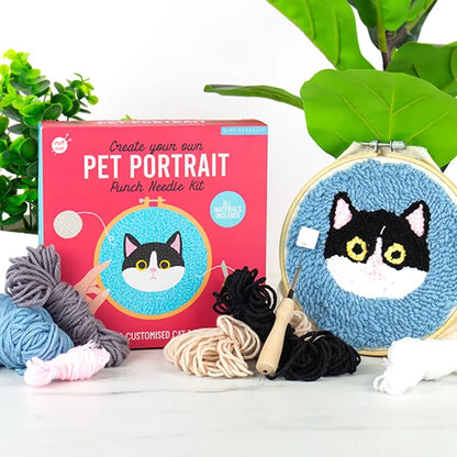 Punch needle kit - cat | Gift Republic - de inKijk