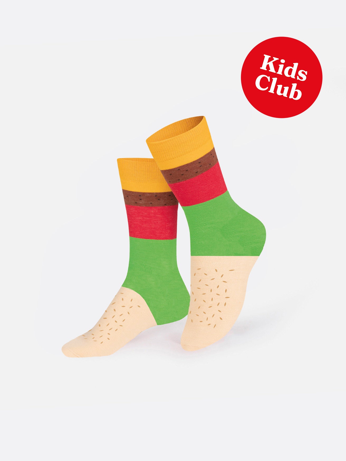 Kids Socks - cheese burger | Eat my socks - de inKijk