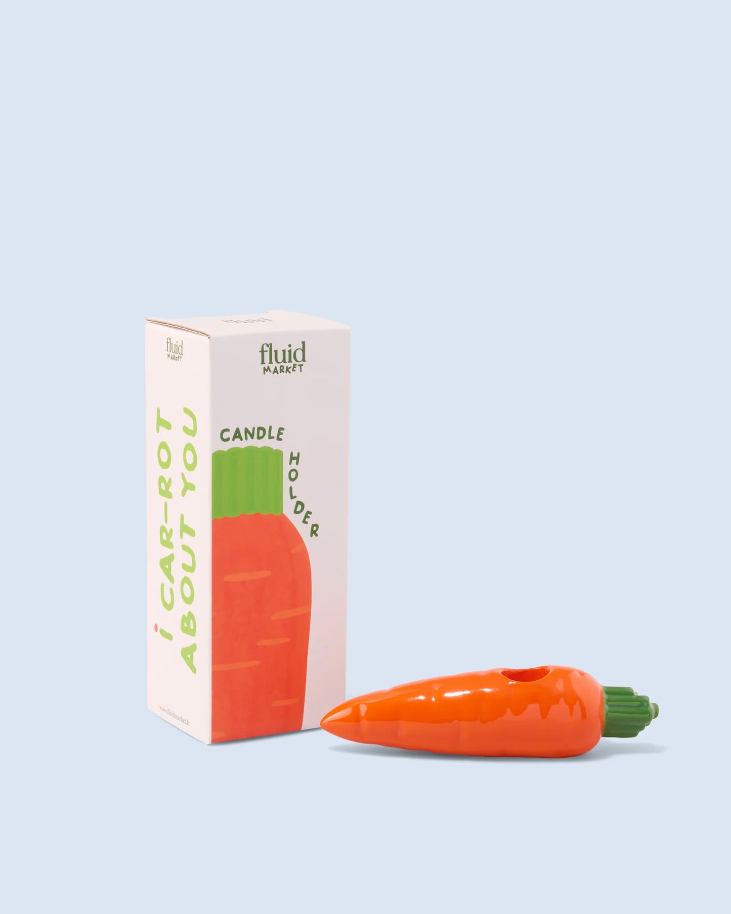 Candle Holder Carrot | Fluid market