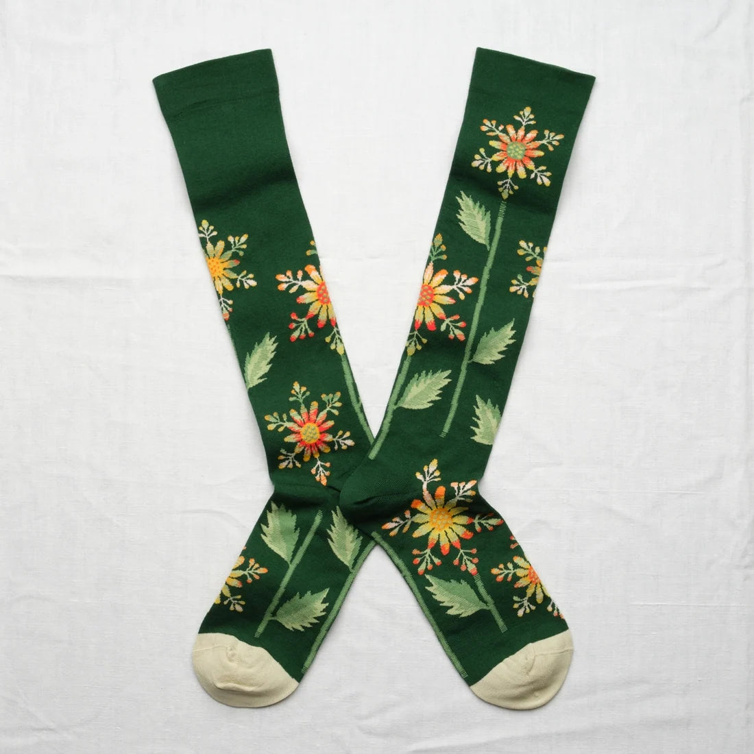 Sokken - Forest Snowflake Knee-Highs | Bonne Maison
