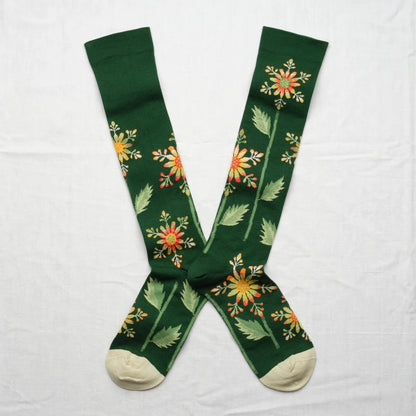 Sokken - Forest Snowflake Knee-Highs | Bonne Maison
