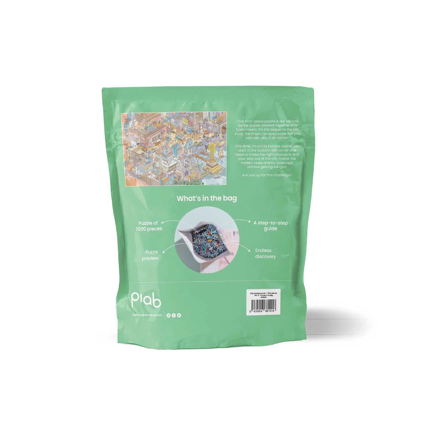 CITY ESCAPE puzzel | Puzzle in a bag