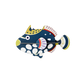Clown Triggerfish - muurdecoratie | Studio Roof - de inKijk