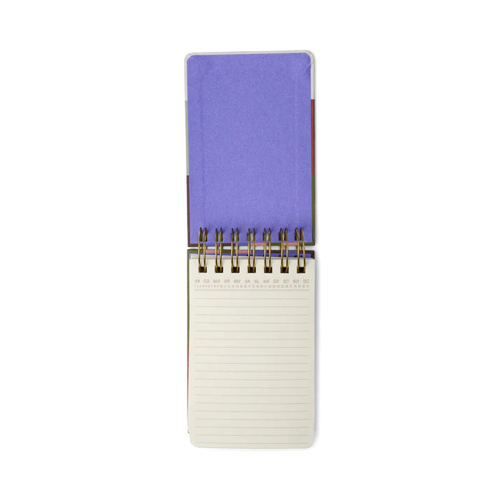 Twin Wire Notepad - Bold Stripes | Designworks Ink - de inKijk