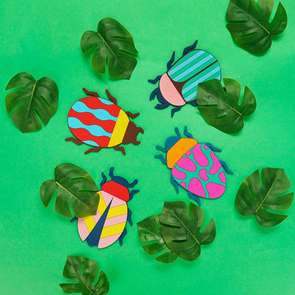 Coasters - The Beetles - 4 pcs. | Balvi