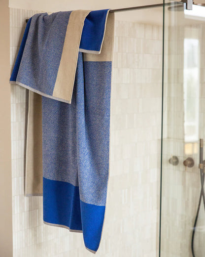 Handdoeken set - Lex Pott collectie - cobalt blue/ecru | SUITE702