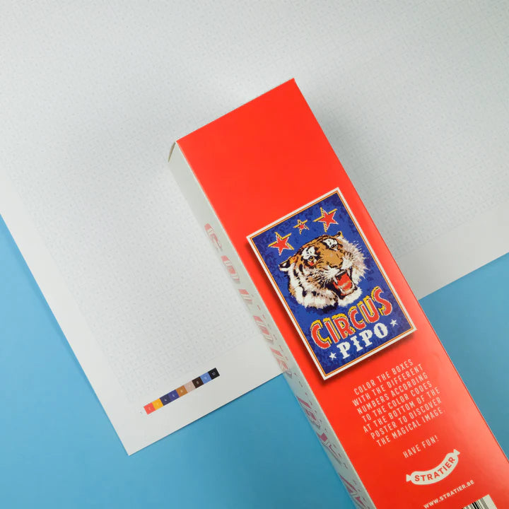 XL-pixelposter - color by number | Stratier - de inKijk
