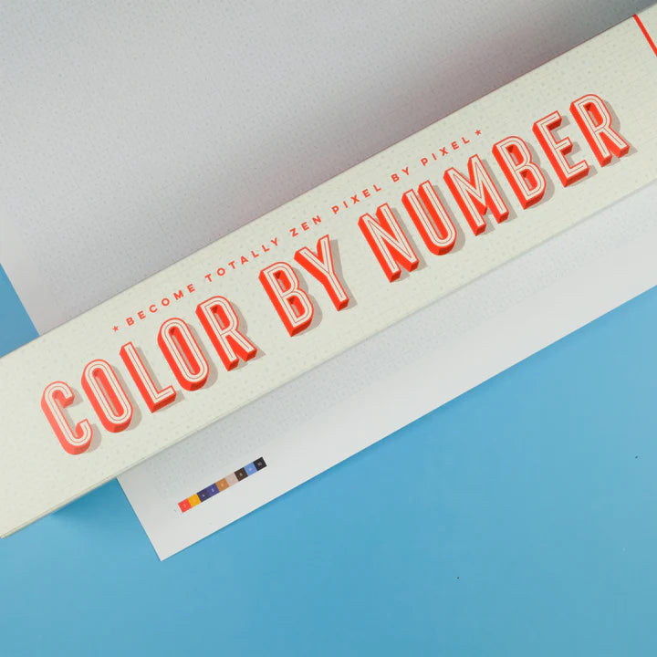 XL-pixelposter - color by number | Stratier - de inKijk
