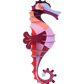 Coraline Seahorse - muurdecoratie | Studio Roof - de inKijk