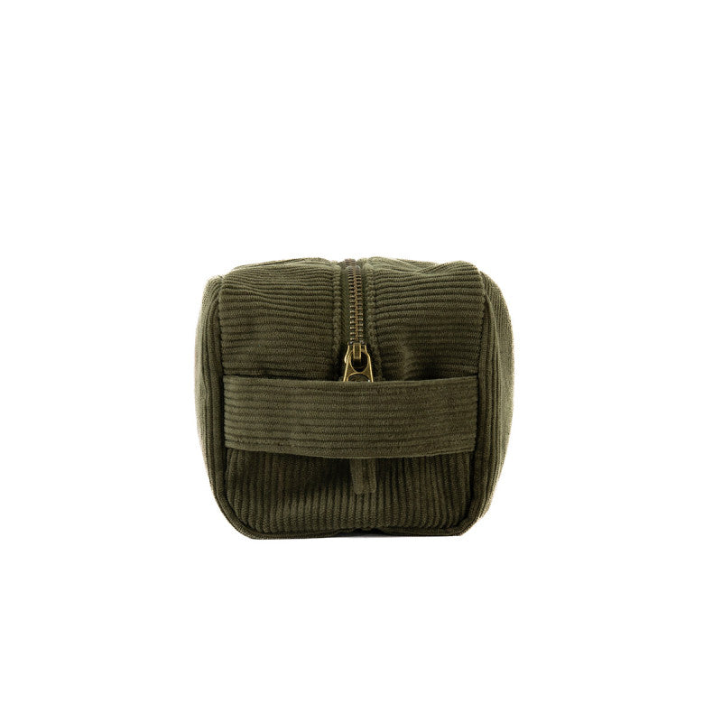 Toiletry bag corduroy willow - khaki | Alaskan Maker - de inKijk