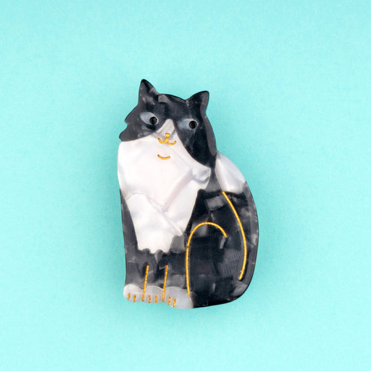 Black& White Cat - Hair Clip | Coucou Suzette