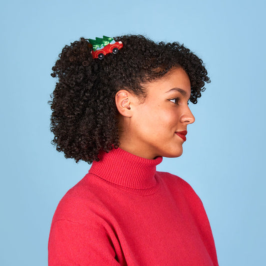 Christmas Car - hair claw | Coucou Suzette
