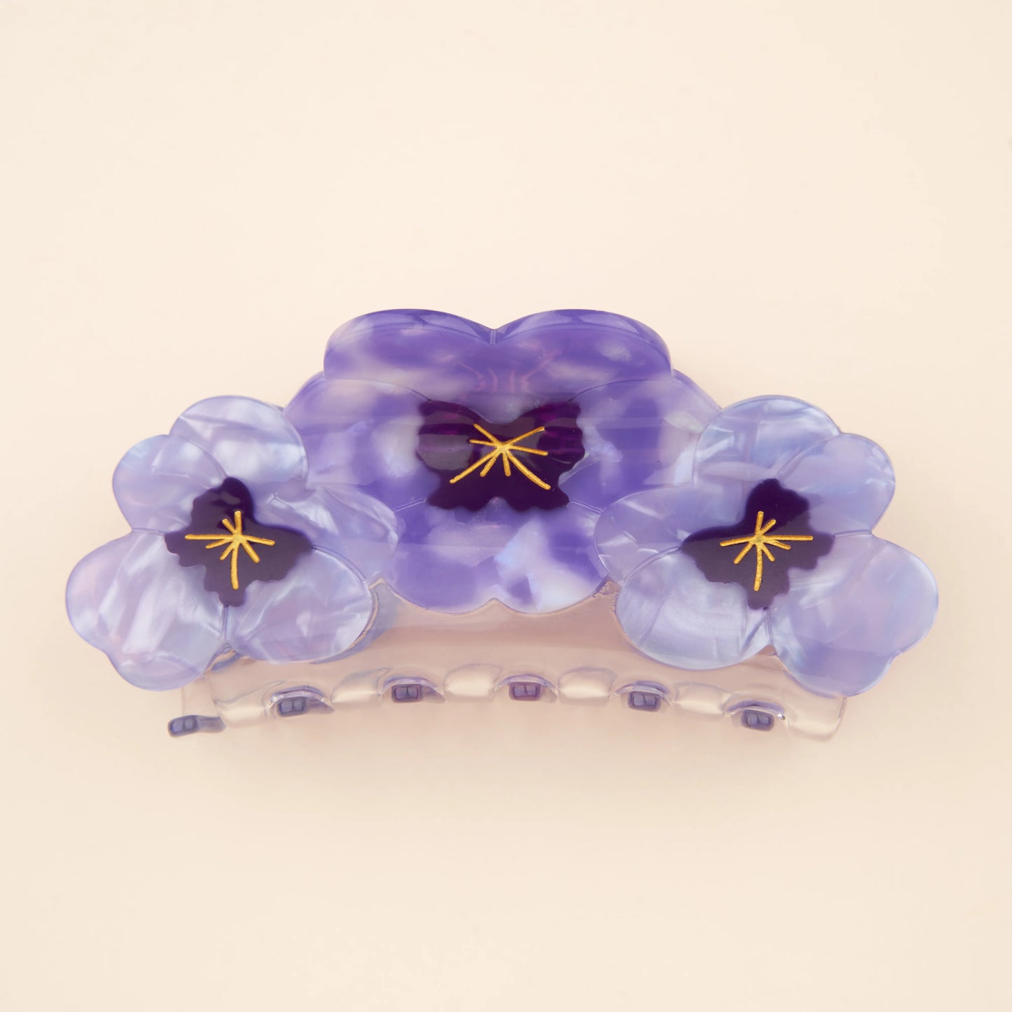 Trio Pansies - hair claw | Coucou Suzette