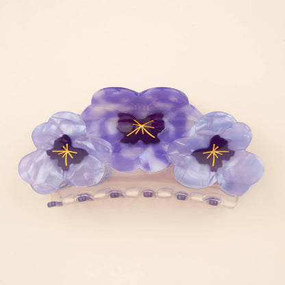 Trio Pansies - hair claw | Coucou Suzette