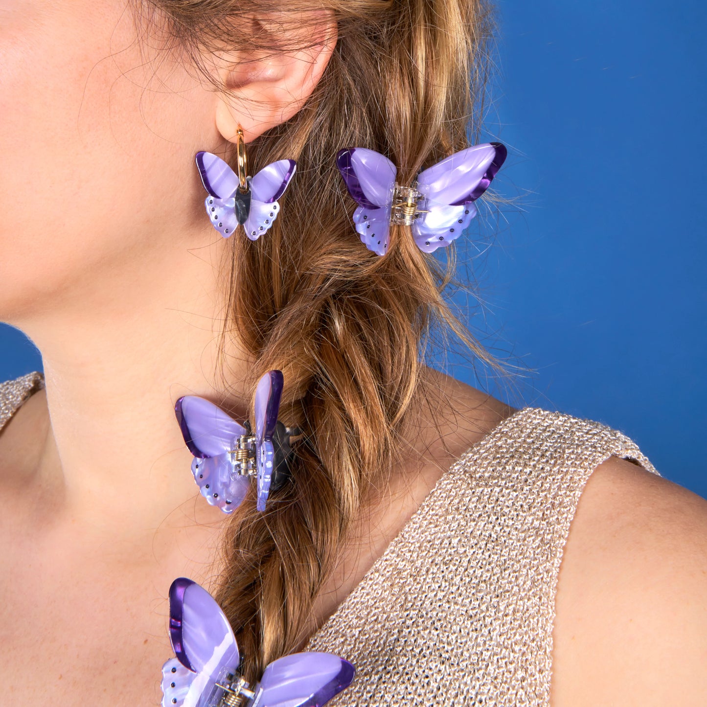 Purple Butterfly - mini hair claw | Coucou Suzette