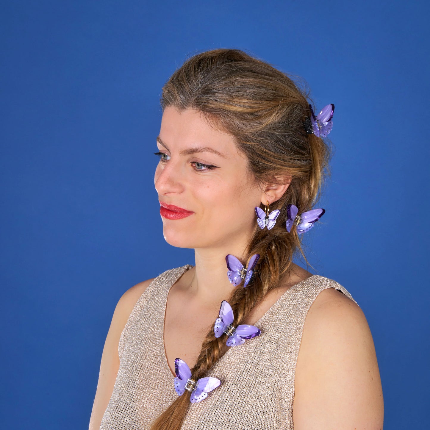 Purple Butterfly - mini hair claw | Coucou Suzette