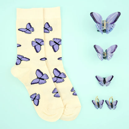 Purple Butterfly - mini hair claw | Coucou Suzette