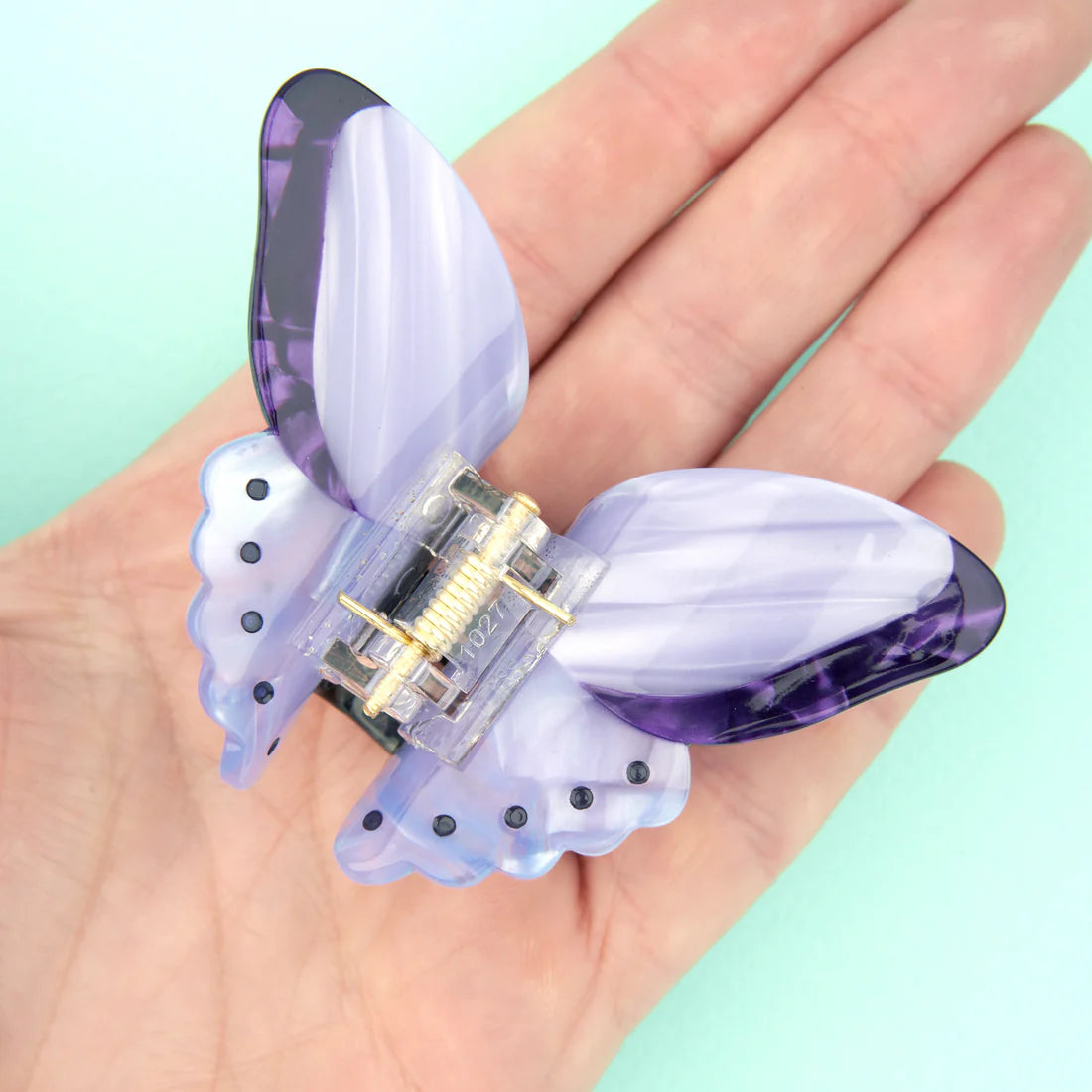 Purple butterfly hair claw - coucou suzette