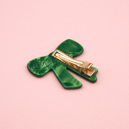 Green Ribbon - Hair Clip | Coucou Suzette