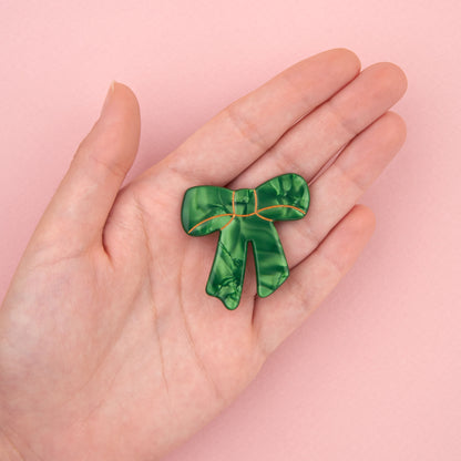 Green Ribbon - Hair Clip | Coucou Suzette