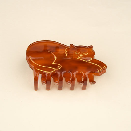 Brown cat - hair claw | Coucou Suzette