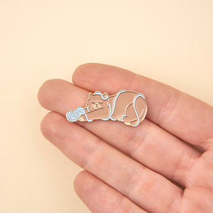 Wool ball cat pin | Coucou Suzette