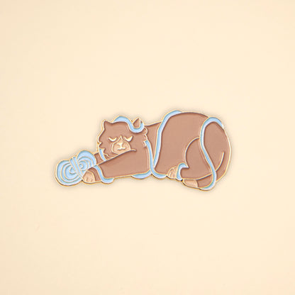 Wool ball cat pin | Coucou Suzette