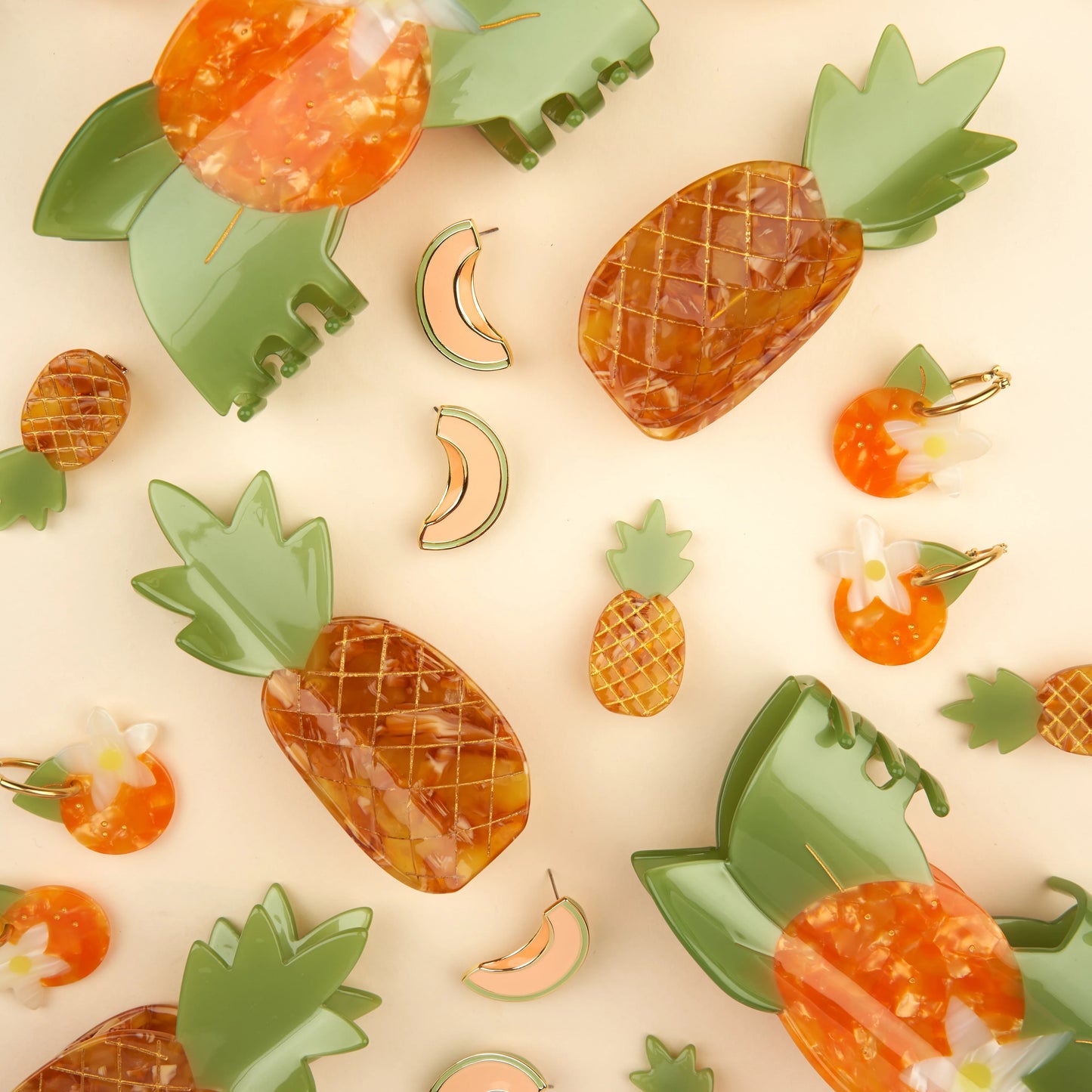 Pineapple - hair claw | Coucou Suzette