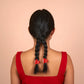 red heart mini hair claw - coucou suzette