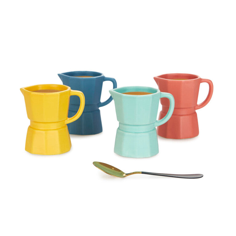 Coffee Cup Set - moka colours ceramic | Balvi