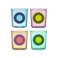 drinkglazen dots - No.2 - set van 4 | Remember - de inKijk