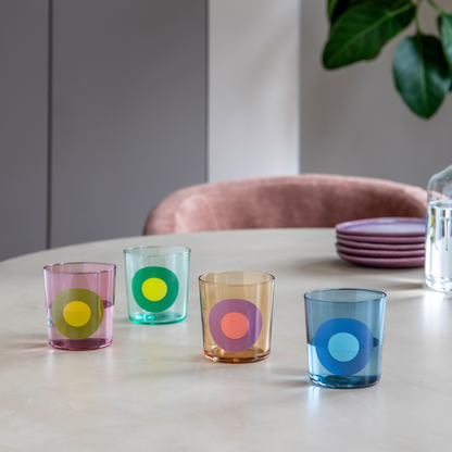 drinkglazen dots - No.2 - set van 4 | Remember - de inKijk