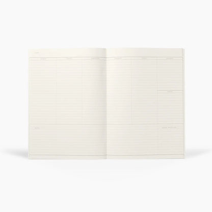 Milo weekly planner - dark green | Notem-Studio - de inKijk