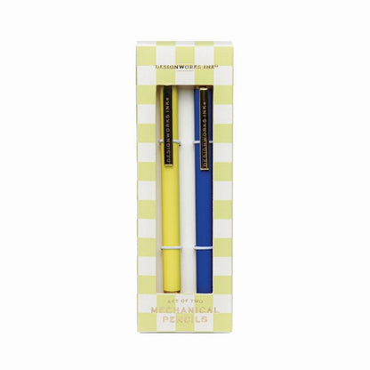 Mechanical Pencils - set of 2 - Cobalt & Citron | Designworks Ink