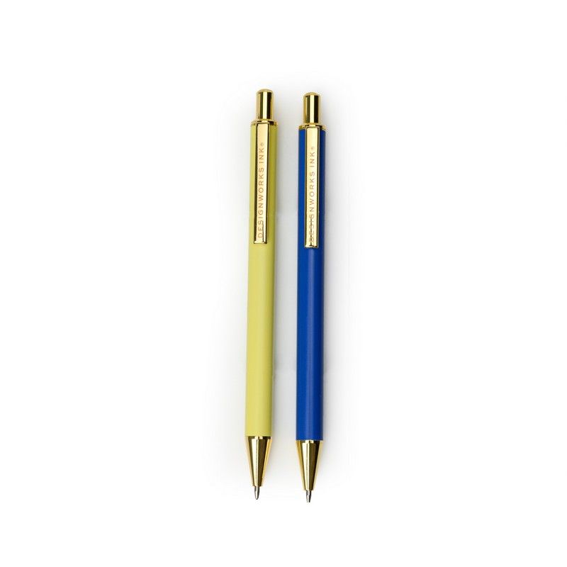 Mechanical Pencils - set of 2 - Cobalt & Citron | Designworks Ink