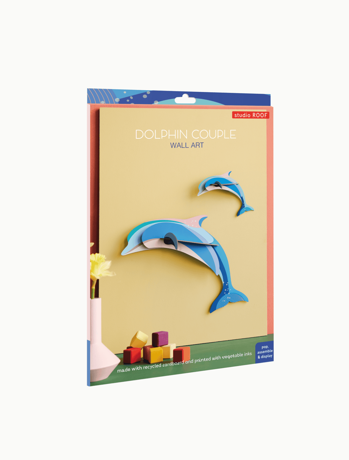 Dolphin Couple - muurdecoratie | Studio Roof