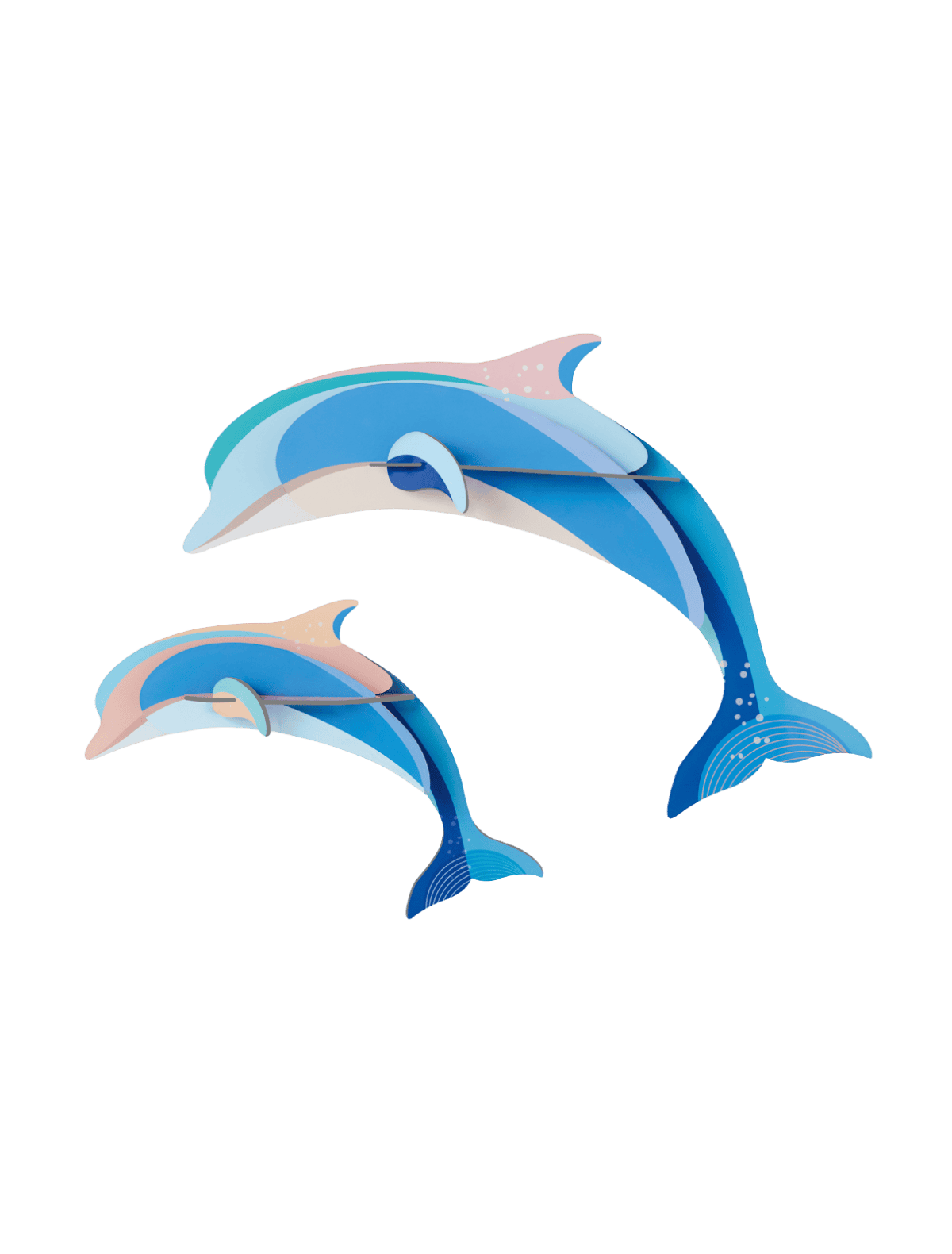 Dolphin Couple - muurdecoratie | Studio Roof
