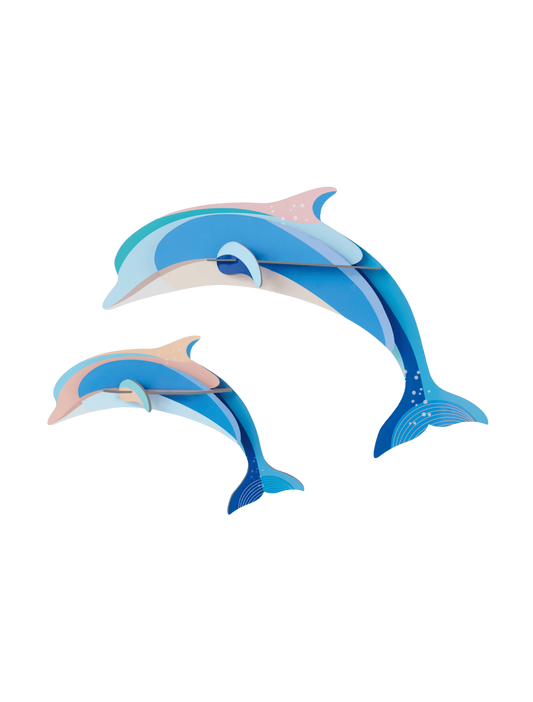 Dolphin Couple - muurdecoratie | Studio Roof