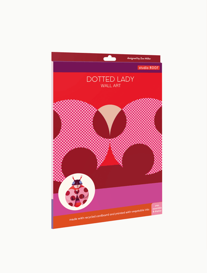 Dotted Lady - muurdecoratie | Studio Roof