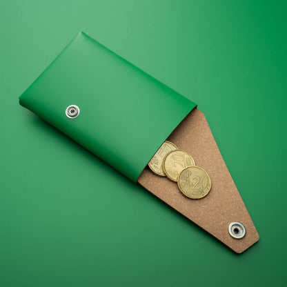 Wallet - Lush Green - Recycled Leather | LEMUR