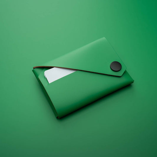 Wallet - Lush Green - Recycled Leather | LEMUR