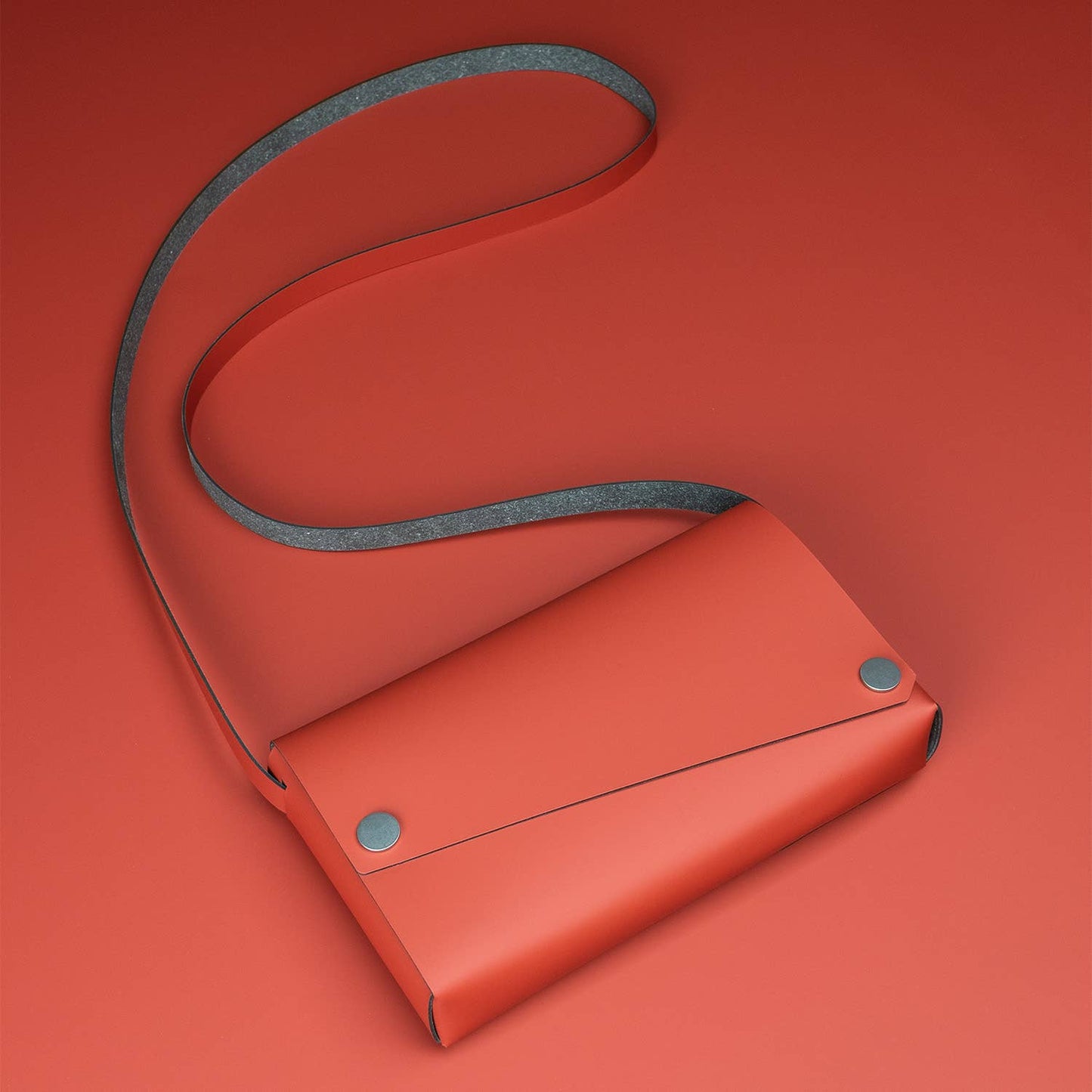 S Bag - Red - Recyled Leather | LEMUR